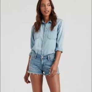 LUCKY BRAND The Cut Off Denim Shorts